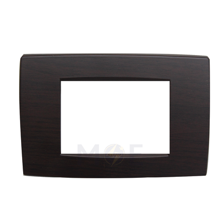 Vimar Neve Cover Plate Cherry Wood 3module | 09653.02-03CP193M | بلاك بلاستيك خشب كرزي