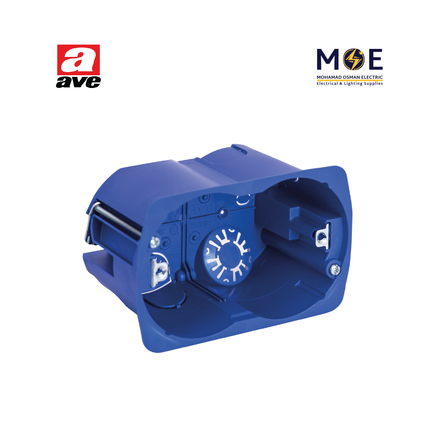 Ave SPA Flush Mounting Box For Hollow Wall 3module | 253CG | علبة مخفية مثلثة للجفصين