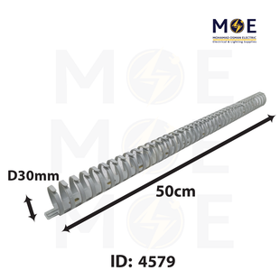 Arnocanali Vk-Flexible wiring Duct with adhesive D30 | 30mmx50cm V30R | مسطرة مجراية مخرمة للكابلات للتابلو