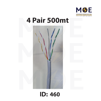 Liban Cables Indoor Telephone Cable 4 Pair 500mt | LIBTEL 4x2x0.5mm | كابل تلفون مبروم