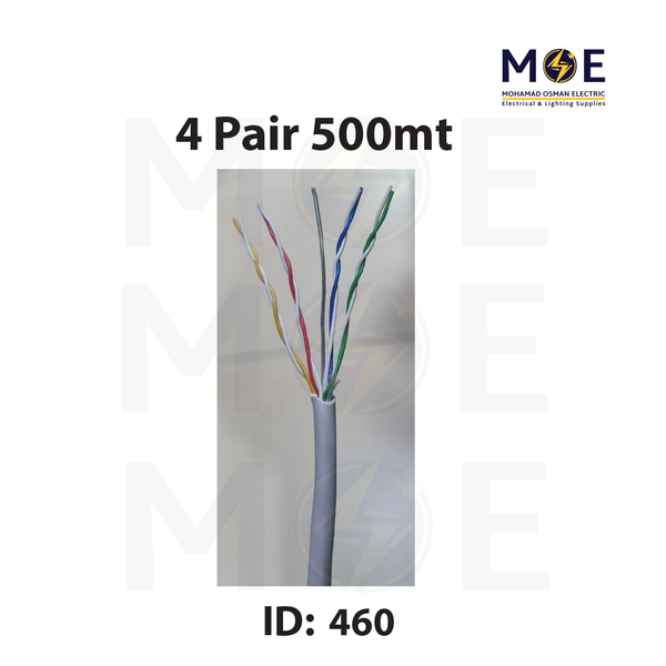 Liban Cables Indoor Telephone Cable 4 Pair 500mt | LIBTEL 4x2x0.5mm | كابل تلفون مبروم