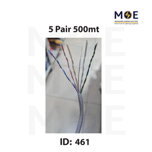 Liban Cables Indoor Telephone Cable 5 Pair 500mt | LIBTEL 5x2x0.5mm | كابل تلفون مبروم