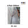 Liban Cables Indoor Telephone Cable 6 Pair 500mt | LIBTEL 6x2x0.5mm | كابل تلفون مبروم