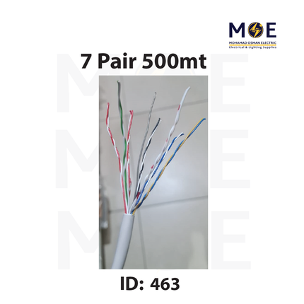 Liban Cables Indoor Telephone Cable 7 Pair 500mt | LIBTEL 7x2x0.5mm | كابل تلفون مبروم