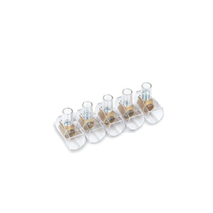 arnocanali Unip. Terminal Block / Strip Transparent 5 Poles 16mm | B160 | جنكسيون شفاف