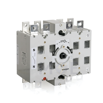 Telergon Change Over Switch 3P+N 250A 1-0-2 Size 1 | CCF02503NS0 | هاوس