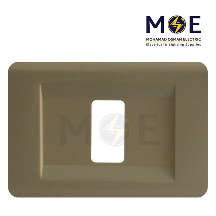 Abbas Nova Cover Plate Beige 1module | 2200-06-NOV-ADP | بلاك مفرد بيج