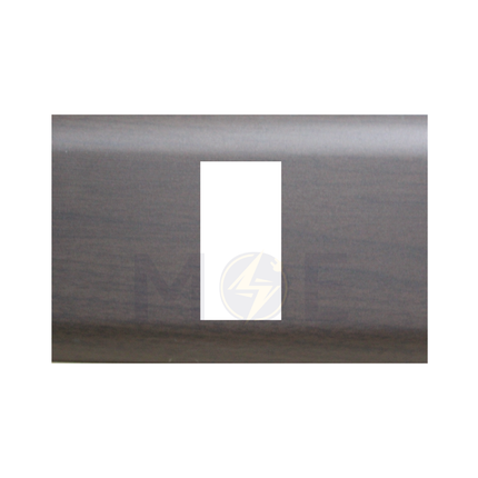 Abbas/ Legrand Sama Cover Plate Dark Wooden Matt 1module | 3300-09-SMA | بلاك مفرد سما خشبي غامق مات