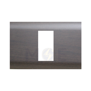 Abbas/ Legrand Sama Cover Plate Dark Wooden Matt 1module | 3300-09-SMA | بلاك مفرد سما خشبي غامق مات