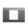Abbas/ Legrand Sama Cover Plate Dark Wooden Matt 2module | 3300-09-SMA | بلاك مجوز سما خشبي غامق مات