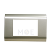 Abbas/ Legrand Sama Cover Plate Gold Matt 3module | 3300-11-SMA | بلاك مثلث سما ذهبي مات