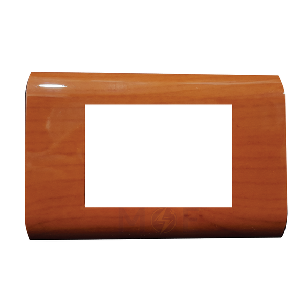 Abbas/ Legrand Sama Cover Plate Cherry Delux Gloss 3module | 3300-07-SMA | بلاك مثلث سما كرزي فاخر لميع