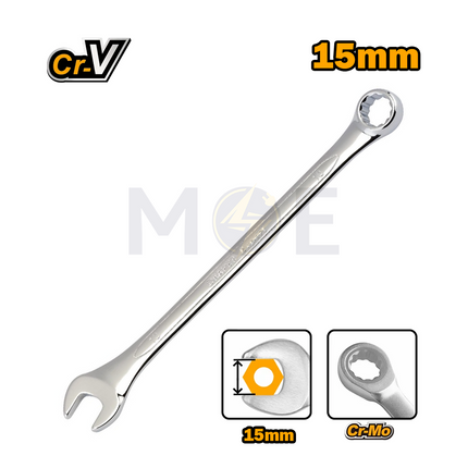 Industrial Drop Forged Combination Spanner Industrial 15mm