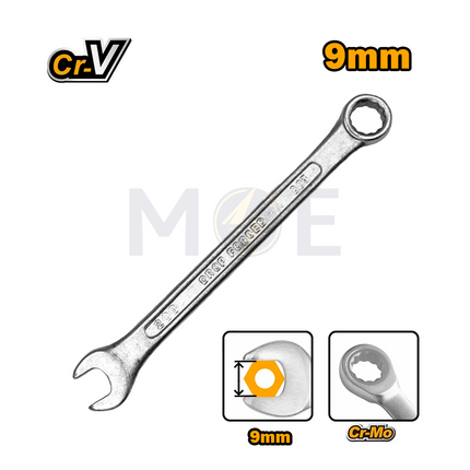 Industrial Drop Forged Combination Spanner Industrial 9mm