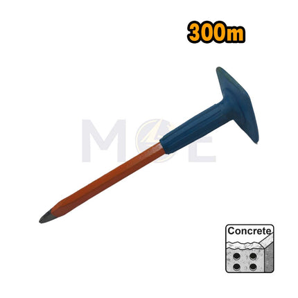 Muller Concrete Point Chisel With Grip 300m