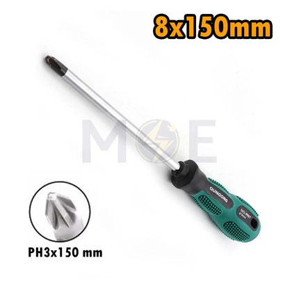 Qungong Phillips Screwdriver Rubber Handle 8X150mm | 9907
