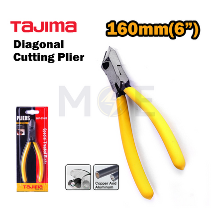 Tajima Pointed Diagonal Cutting Pliers 6inch 160mm | SHP-D160E