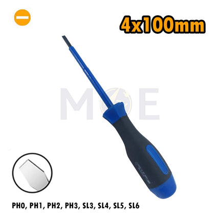 Wagener Insulated Slotted Screwdriver Industrial 1000V 4X100mm