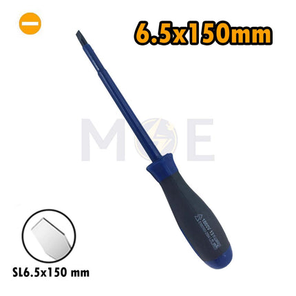 Wagener Insulated Slotted Screwdriver Industrial 1000V 6.5X150mm