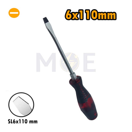 WeeU Professinal Tools Slotted Screwdriver 6X110mm