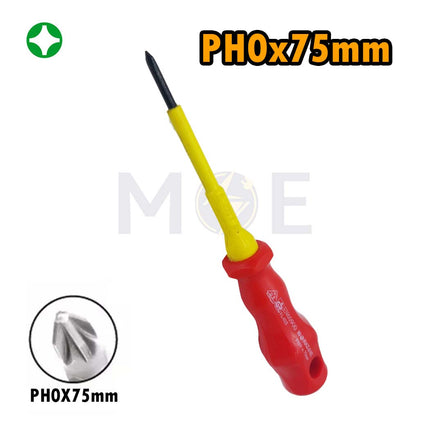 Workzone Insulated Phillips Screwdriver Industrial 1000V PH0X75mm | FL-035