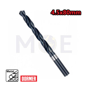Dormer A100 HSS Metal Drill Bit 4.5mm (TL:80mm , WL:47mm) | A1004.5