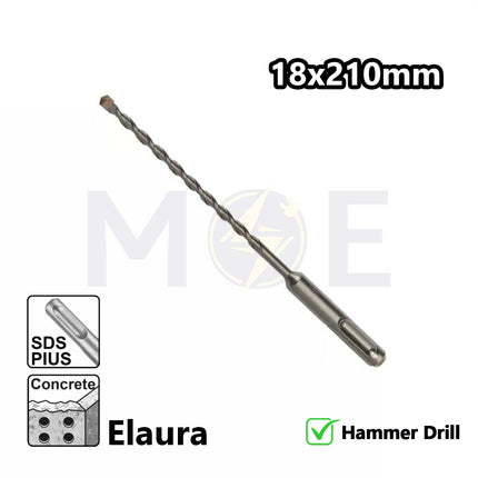 Elaura SDS Plus Hammer Drill Bit 18mm (TL210mm , WL150mm)
