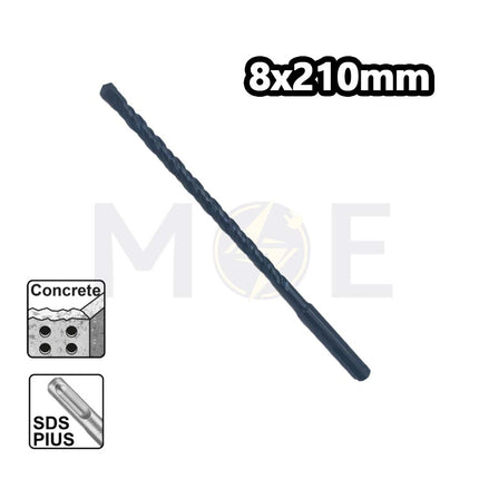 Jorro SDS Plus Concrete Drill Bit 8mm (TL210mm , WL150mm)