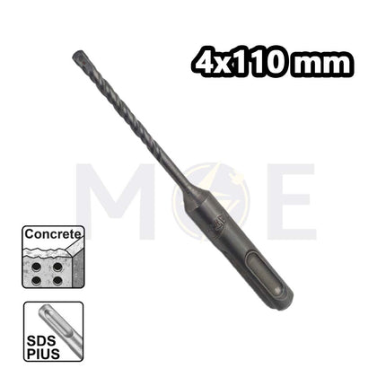 Katsu SDS Plus Concrete Drill Bit 4mm (TL110mm , WL50mm)