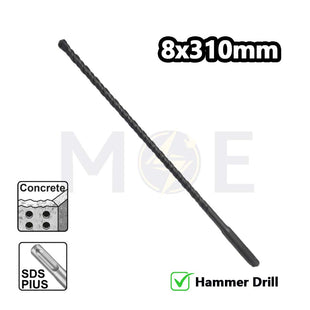 Ultra SDS Plus Hammer Drill Bit 8mm (TL310mm , WL250mm)
