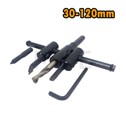 Twin Star Adjustable Circle Cutter (Hole Saw) 30-120mm