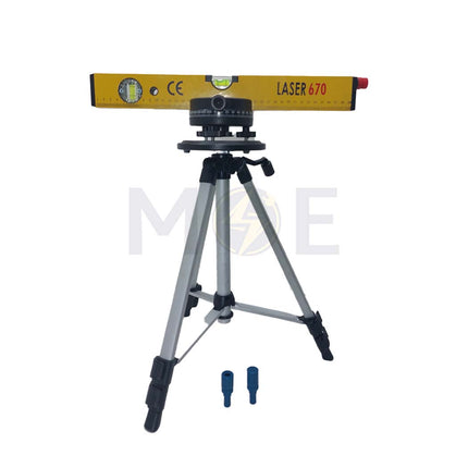 Self-Leveling Line Laser 670 30mt With Tripod| 670