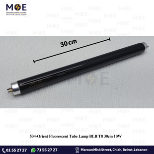 Orient Fluorescent Tube Lamp BLB T8 30cm 10W | لمبة فلورسنت تيوب للعملة
