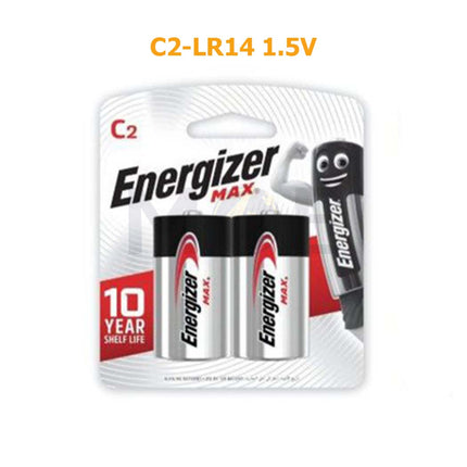 Energizer Battery Alkaline Medium Size C 1.5V | C2-LR14