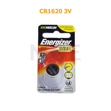 Energizer Battery Button/Coin Cell Lithium CR1620 3V