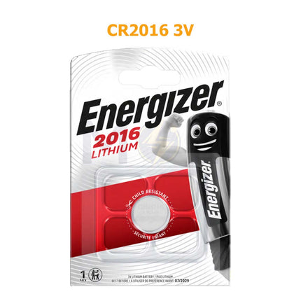 Energizer Battery Button/Coin Cell Lithium CR2016 3V