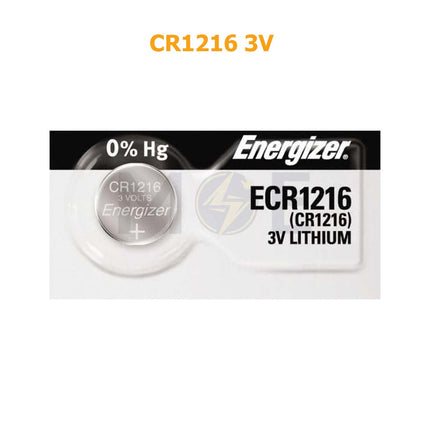 Energizer Battery Button/Coin Cell Lithium CR1216 3V
