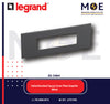 Legrand Arteor ItalianStandard Square Cover Plate Graphite 6module | 011575042 | بلاك غرافيت
