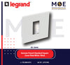 Legrand Arteor German/ French Standard Square Cover Plate White 1module | 011576540 | بلاك ابيض