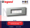 Legrand Arteor Italian standard Square Cover Plate Pearl Aluminum 6module | 011575041 | بلاك رمادي المنيوم