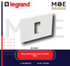 Legrand Arteor Italian standard Square Cover Plate White 1module | 011575220 | بلاك ابيض