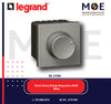 Legrand Arteor Rotary Dimmer Magnesium 400W 2module | 11572713 | ديمر برم مغنيسيوم