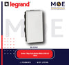 Legrand Arteor 1Way Push Button White 250V 6A 1Module | 11572000 | كباس ابيض