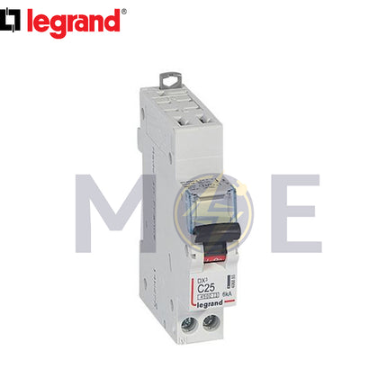 Legrand MCB 1P C 25A 6kA | 11604807 | دجنتور كهرباء مفرد - قاطع كهربائي