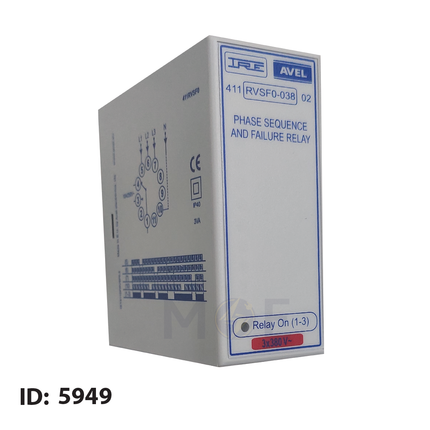 Avel Phase Sequence and Failure Relay 11Pin 3P 3x380V | AV-RVSF0-038 | حماية فاز ثلاثة فاز