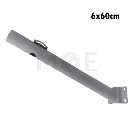 Handle For Street Light + Solar Panel Metal Gray 60x600mm