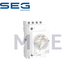 SEG Modular Cont. 2NO+2NC 25A | SEG module cont 25A | كونتكتور انفرسور سكة