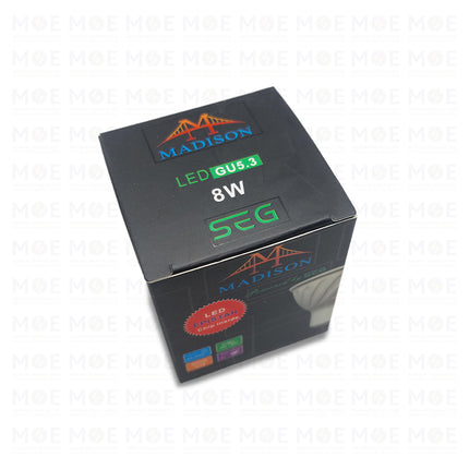 Madison LED Spot Lamp WarmWhite GU5.3 MR16 8W | لمبة سبوت ليد ورم وايت