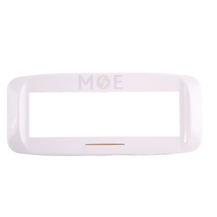 Nour Banquise Plastic Cover Plate White With light 6module | 2016W | بلاك بانكيز بضو ابيض دايلايت