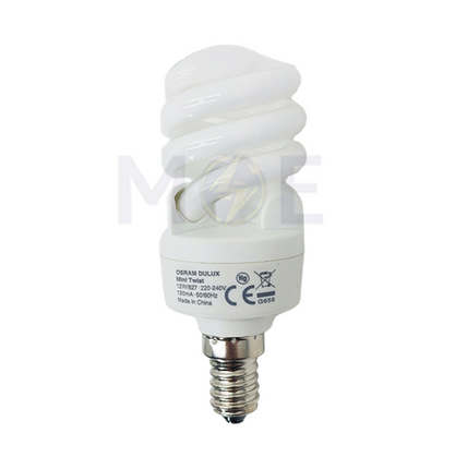 OSRAM Economic CFL Lamp Spiral WarmWhite E14 12W